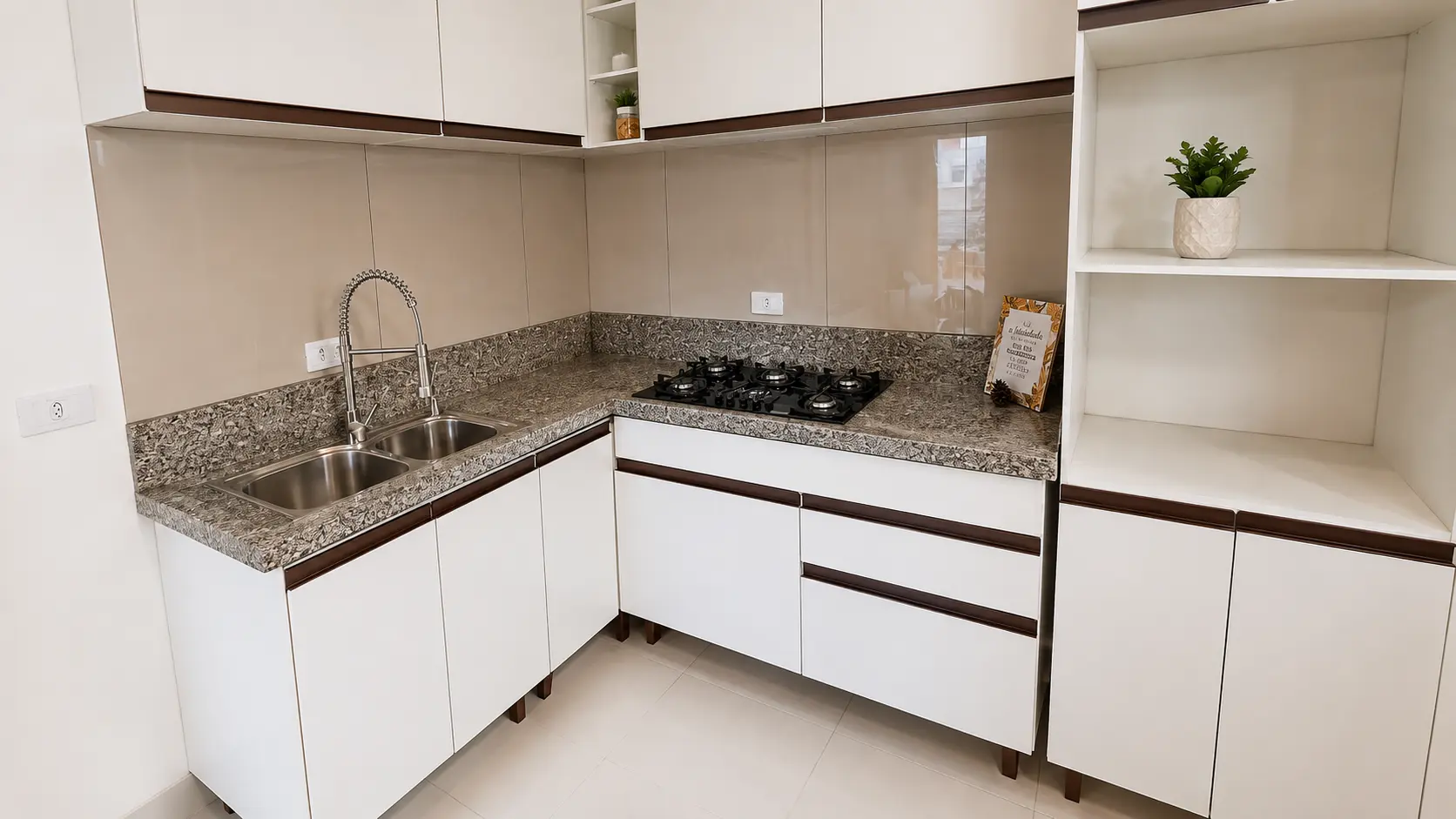 Cozinha Elegante em mármore e granito — Amazonita Mármores