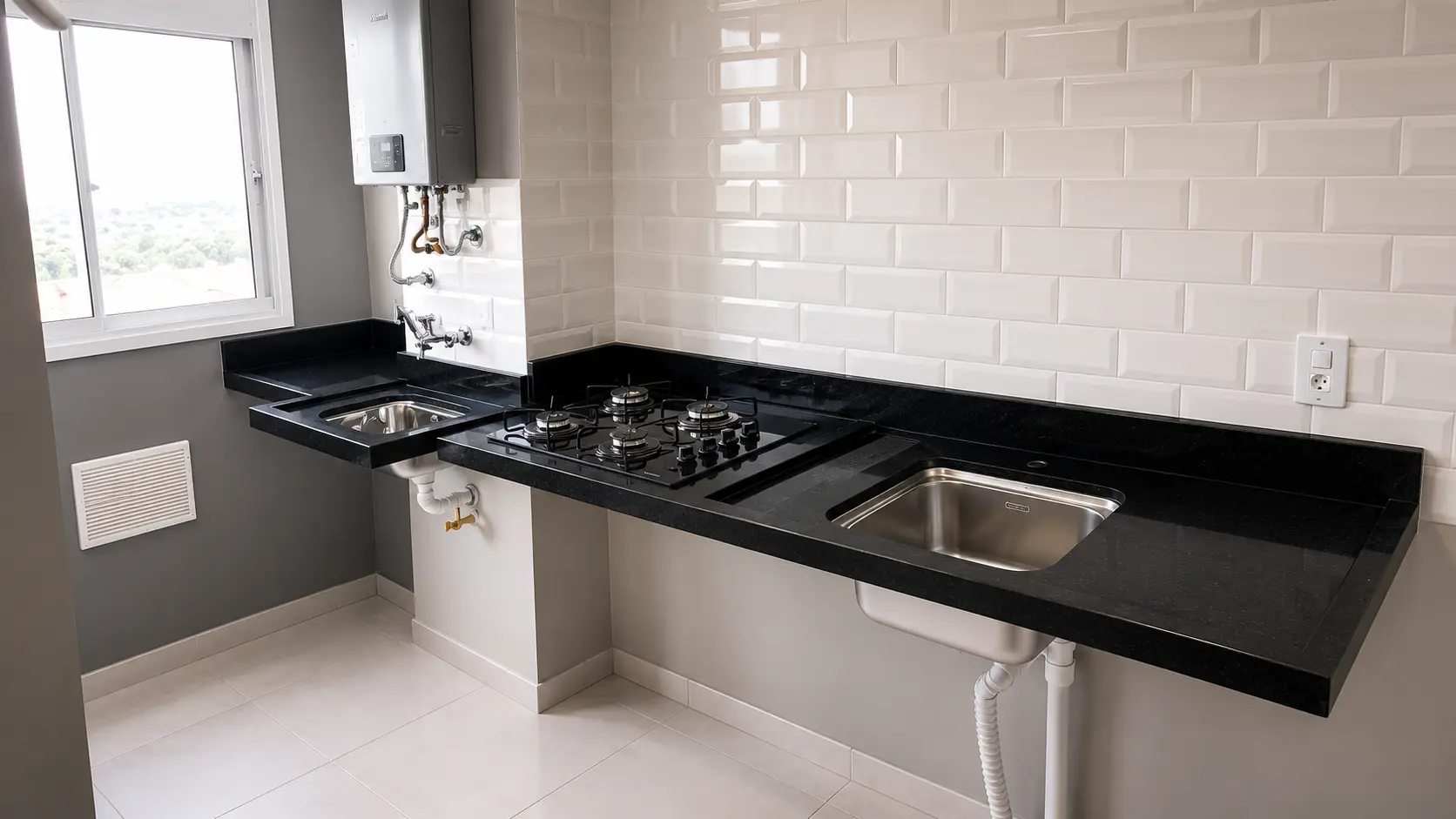 Cozinha Gourmet em mármore e granito — Amazonita Mármores