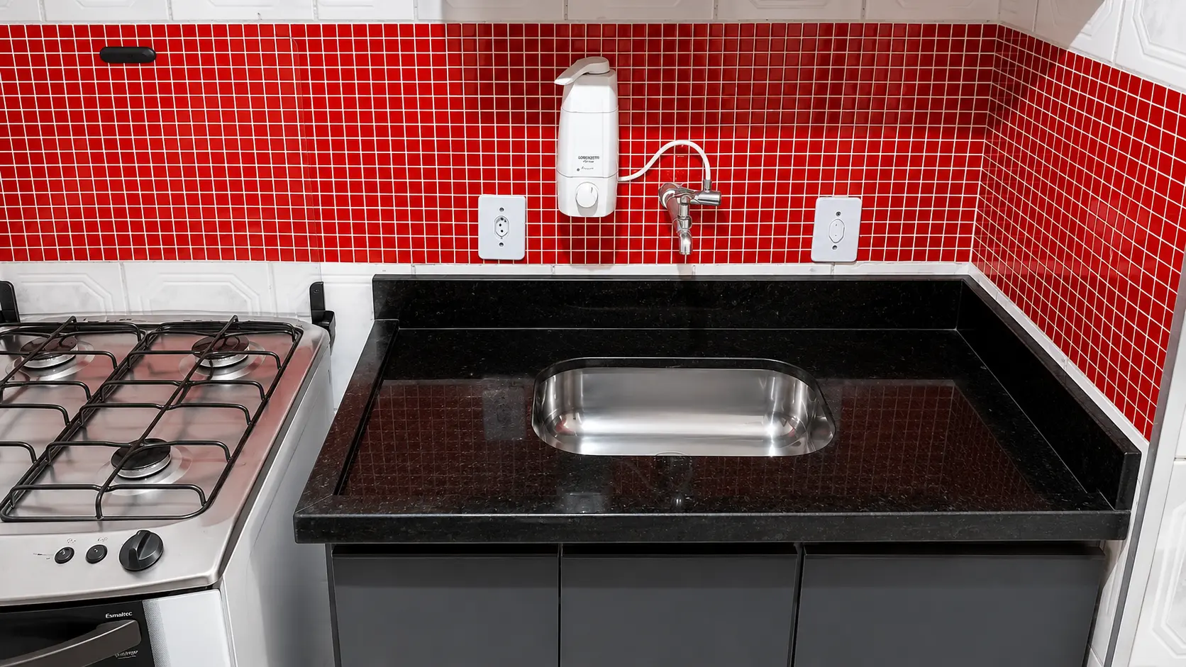 Projeto de Cozinha em mármore e granito — Amazonita Mármores
