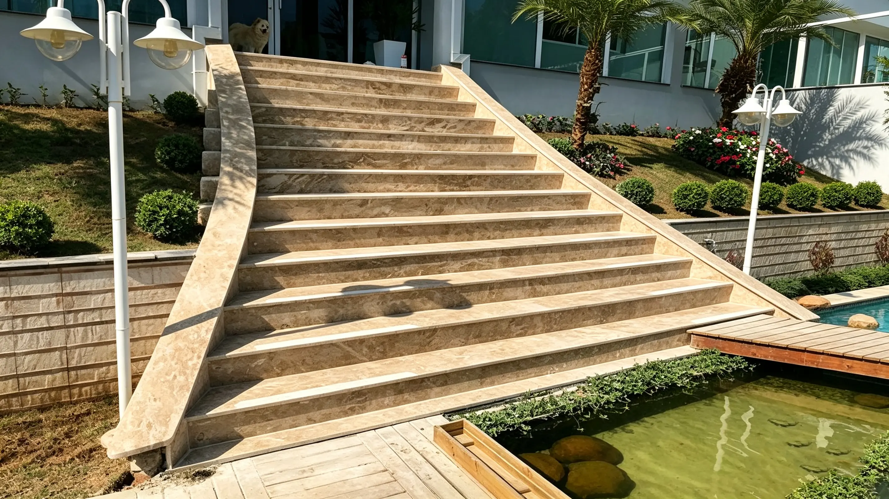 Escada em Mármore e Granito — Projeto 04
